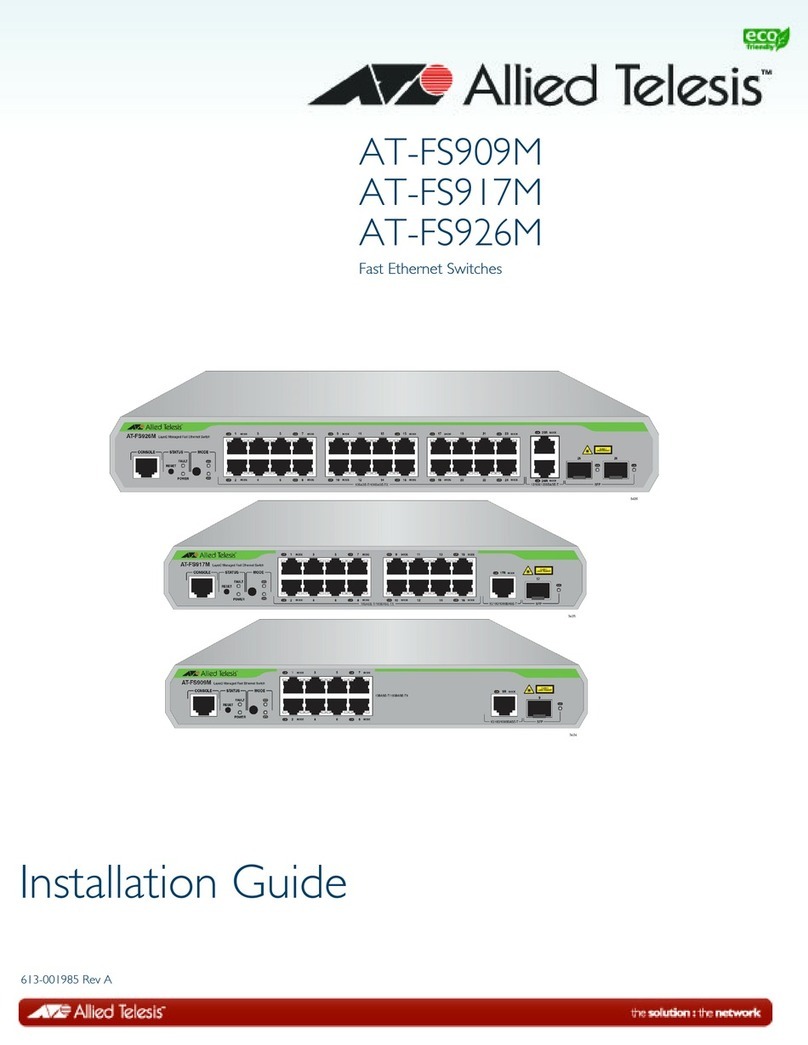 Allied Telesis AT-FS909M User manual