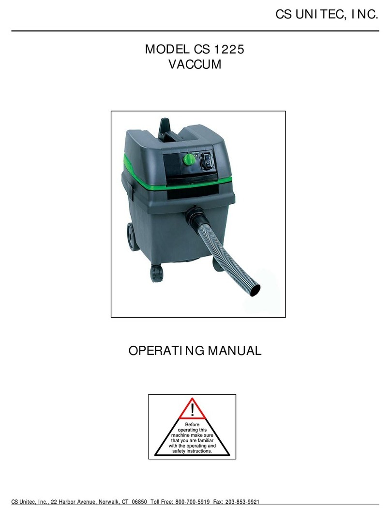 CS Unitec CS 1225 operating manual