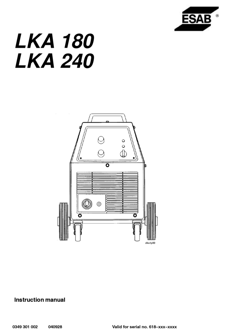 ESAB LKA 180 instruction manual