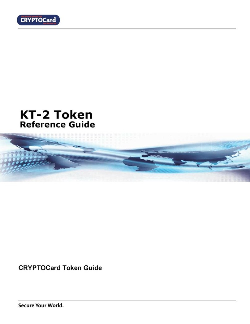 CryptoCard KT-2 Token reference guide