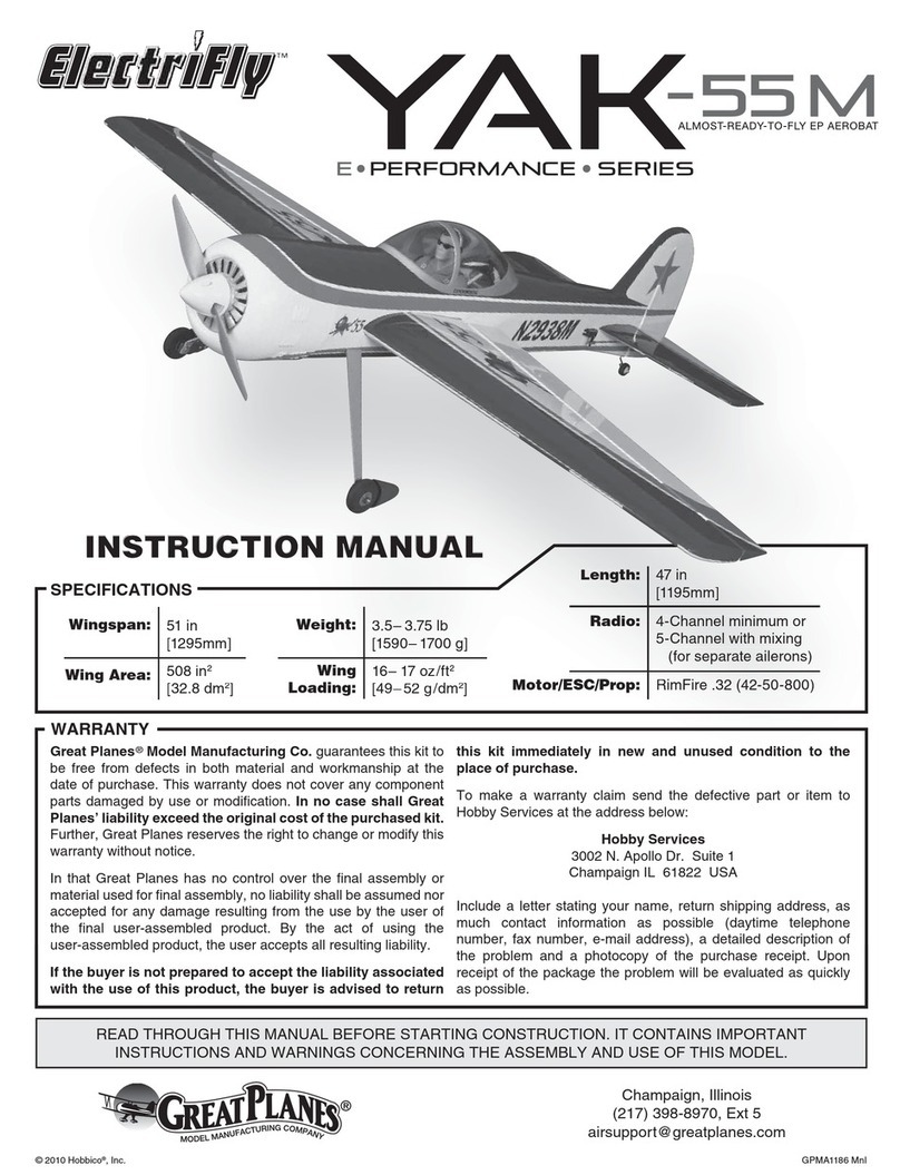 GREAT PLANES YAK-55M Yakovlev instruction manual GREAT PLANES YAK-55M Yakovlev instruction manual