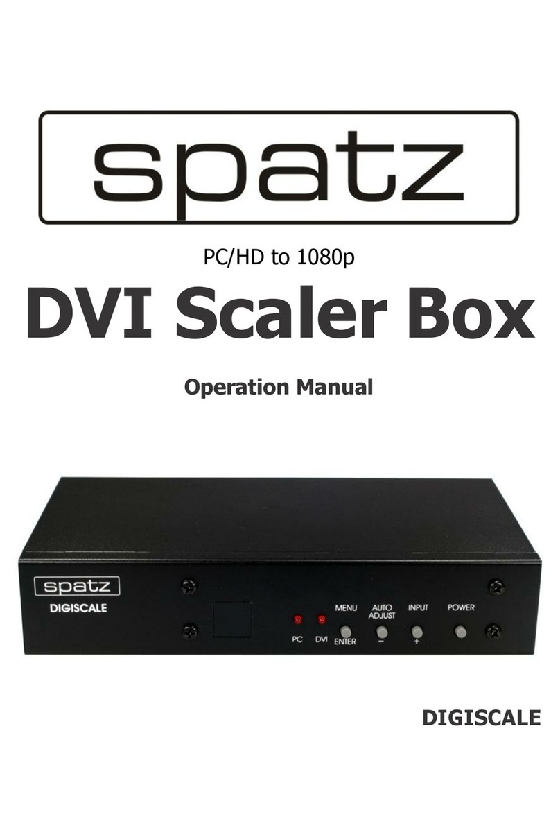Spatz DIGISCALE Operation manual