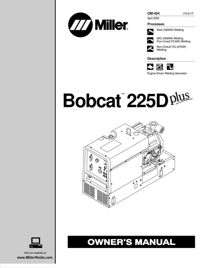 Miller Bobcat 225D PLUS User manual
