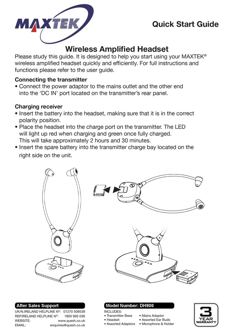 MAXTEK DH900 quick start guide