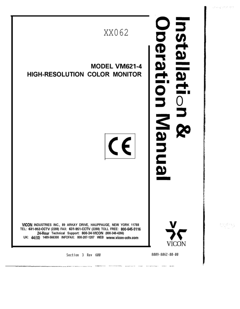 Vicon VM621-4 User manual