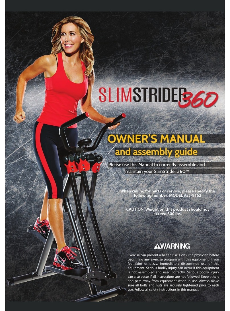Stamina SlimStrider 360 55-9162 owner's manual