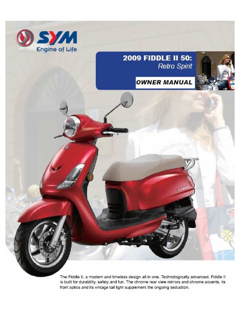 Sym Fiddle II 50 SYM Series User manual