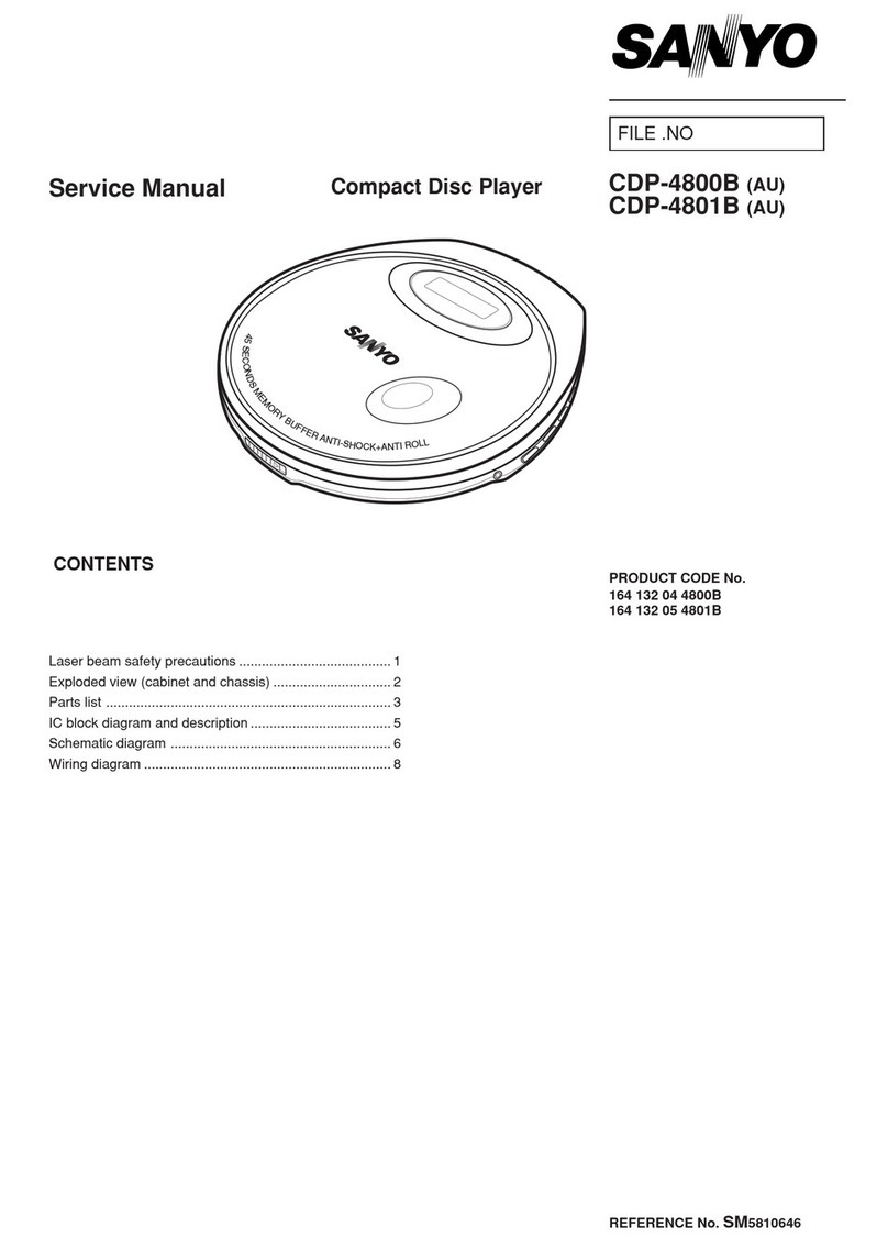 Sanyo CDP-4800B User manual Sanyo CDP-4800B User manual