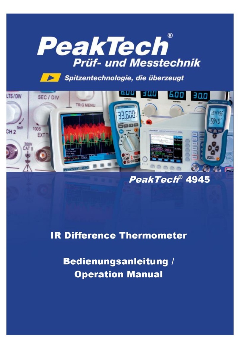 PeakTech 4945 User manual