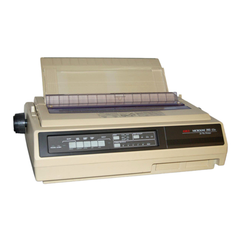 OKIDATA Microline 393 User manual OKIDATA Microline 393 User manual