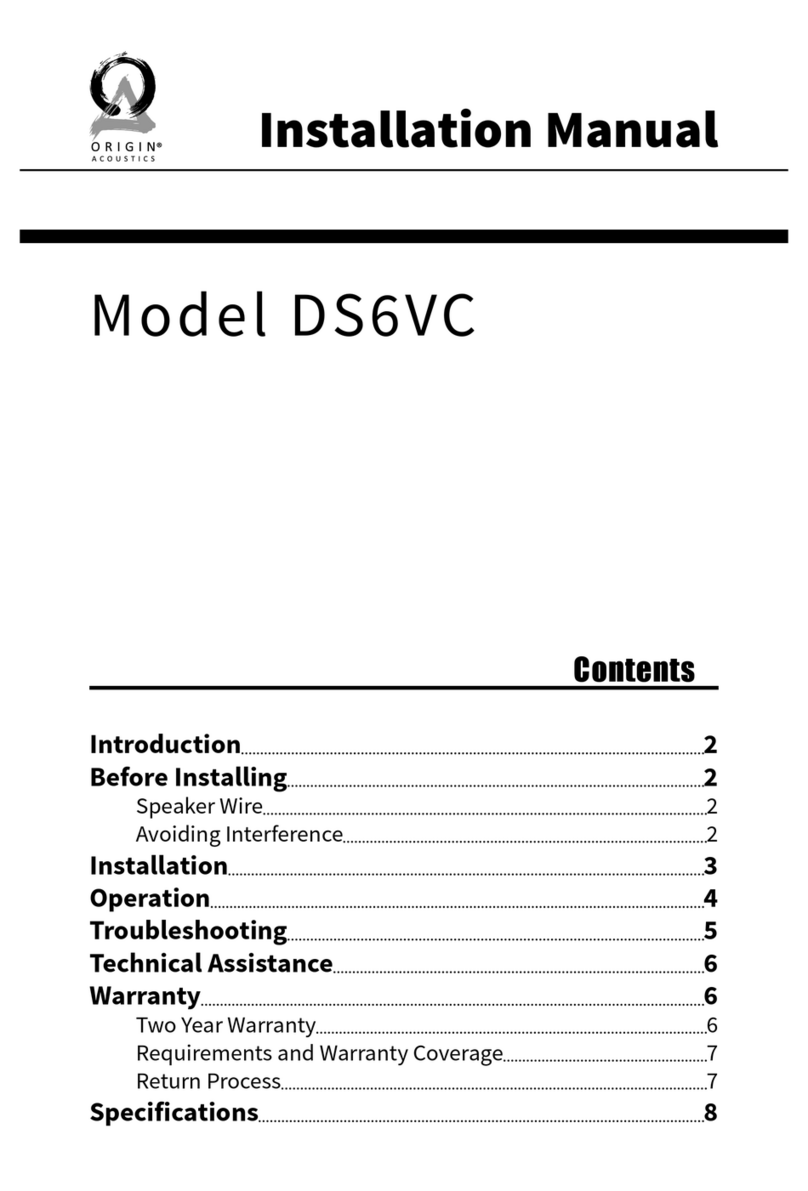 Origin DS6VC installation manual
