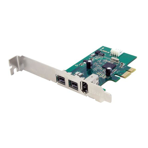 StarTech.com PEX1394B3 User manual