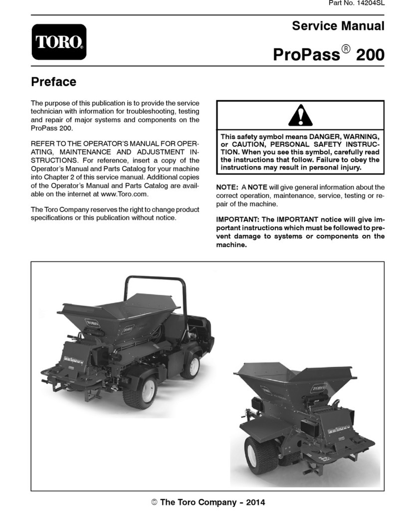 Toro ProPass 200 User manual