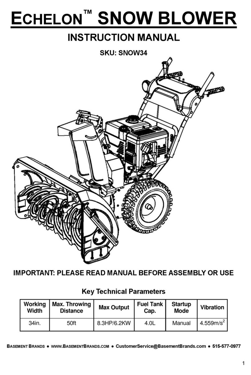 Echelon SNOW 34 instruction manual