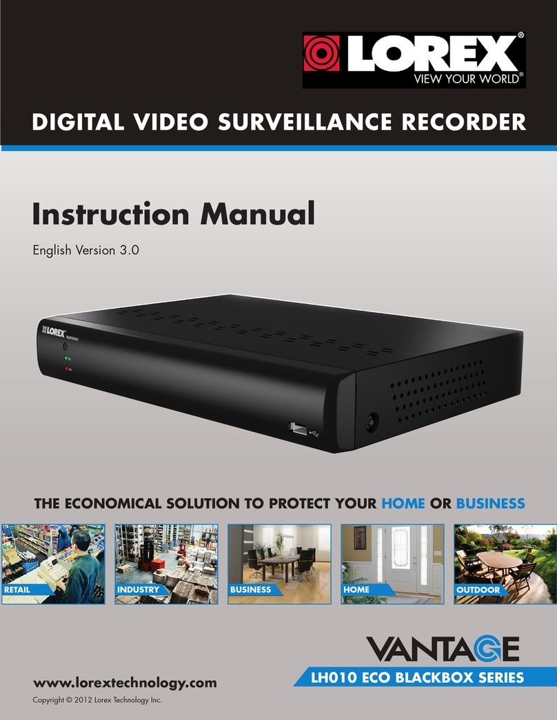 Lorex Vantage LH010 ECO BLACKBOX SERIES User manual
