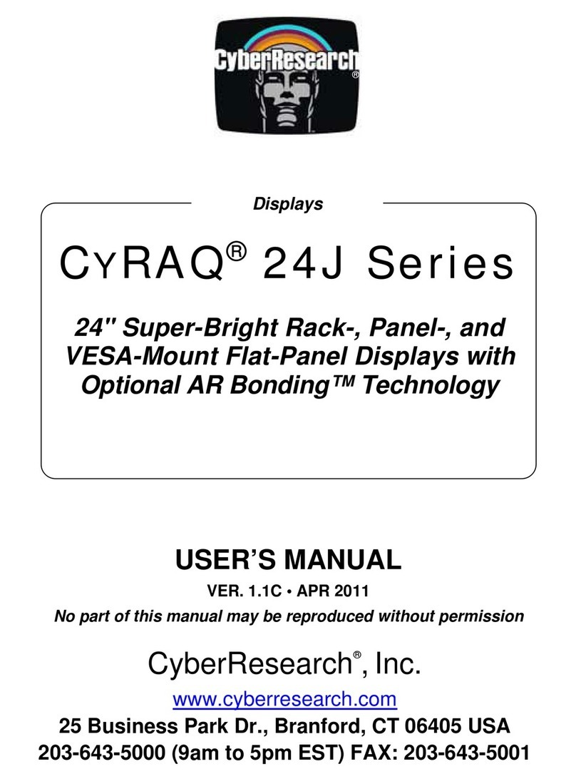 CyberResearch CyRAQ 24J Series User manual