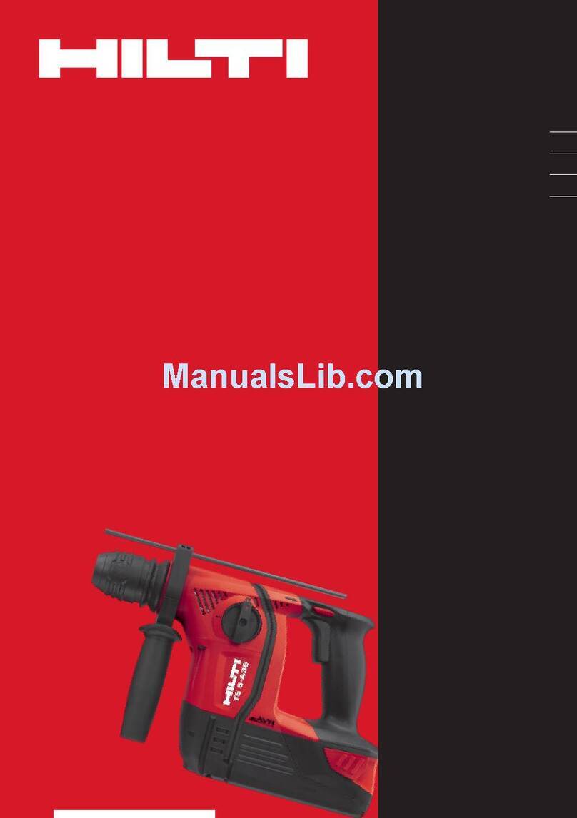 Hilti TE 6-A36 User manual