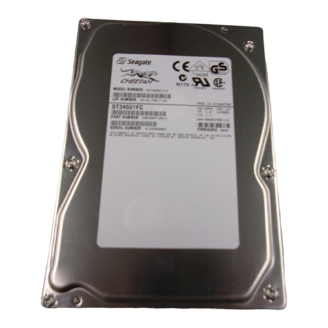 Seagate CHEETAH ST34501FC User manual