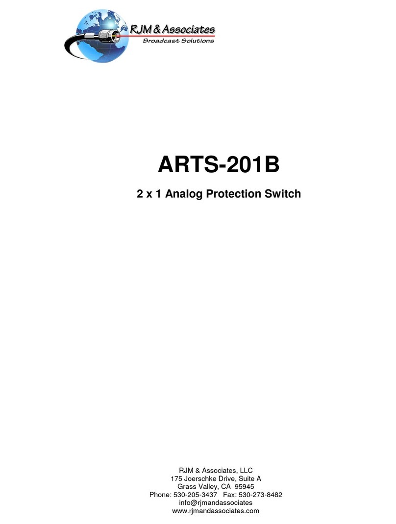 RJM ARTS-201B User manual
