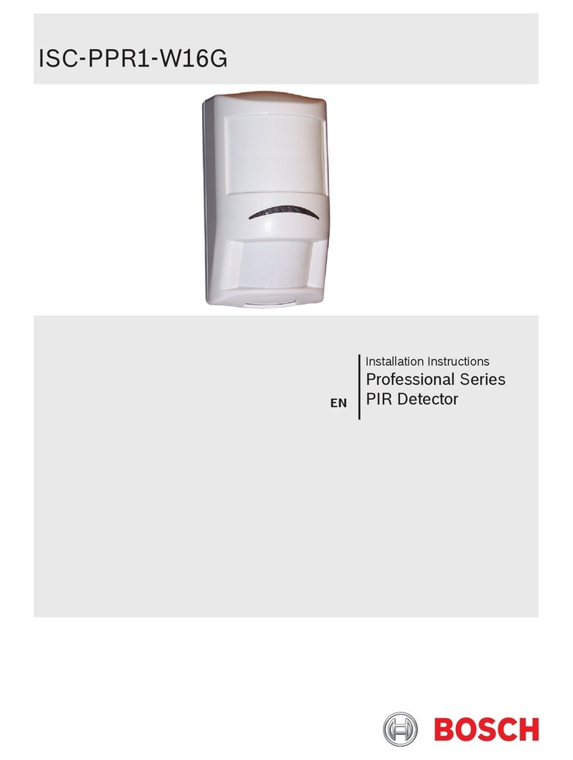 Bosch ISC-PPR1-W16G User manual