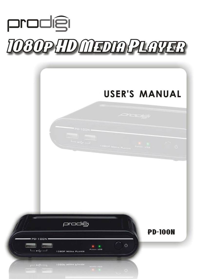 Prodigi PD-100N user manual