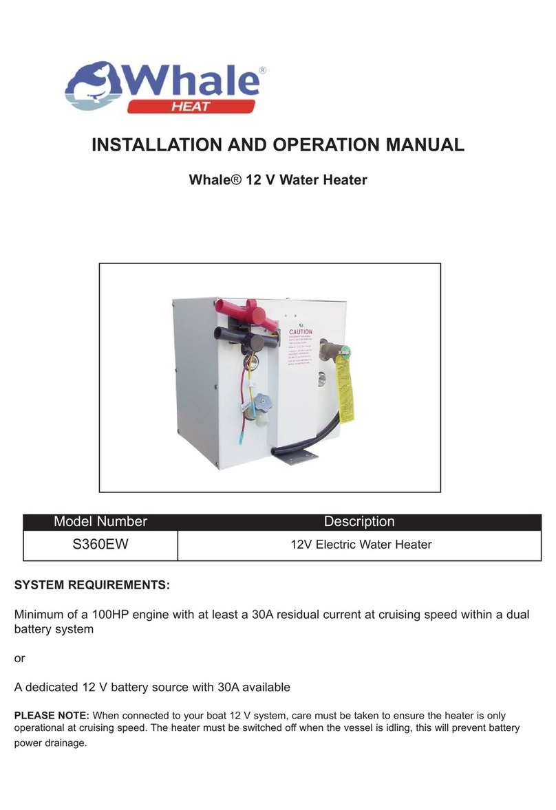 Whale S360EW Installation and operation guide