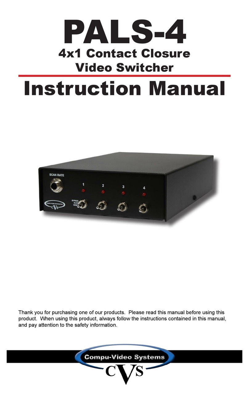 Compu-Video Systems PALS-4 instruction manual