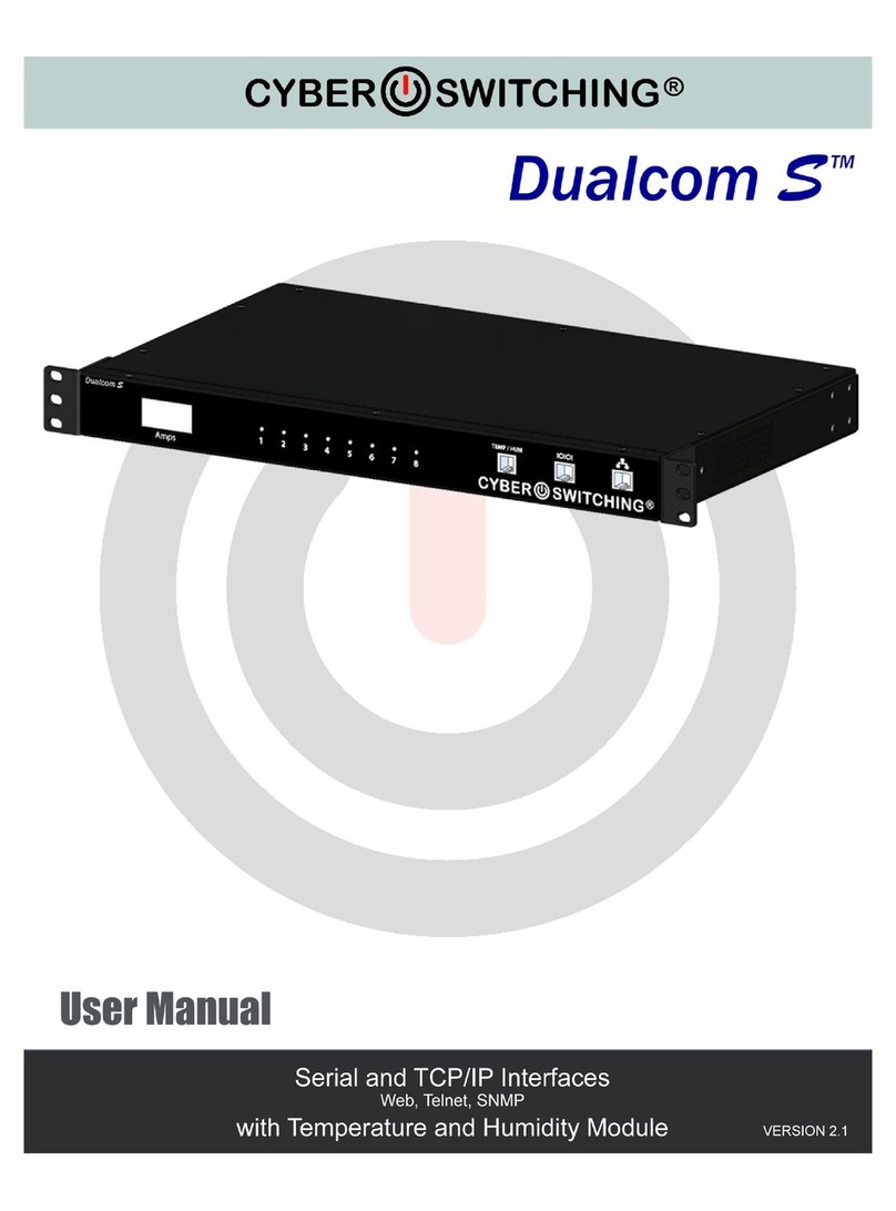 cyber Switching Dualcom S user manual