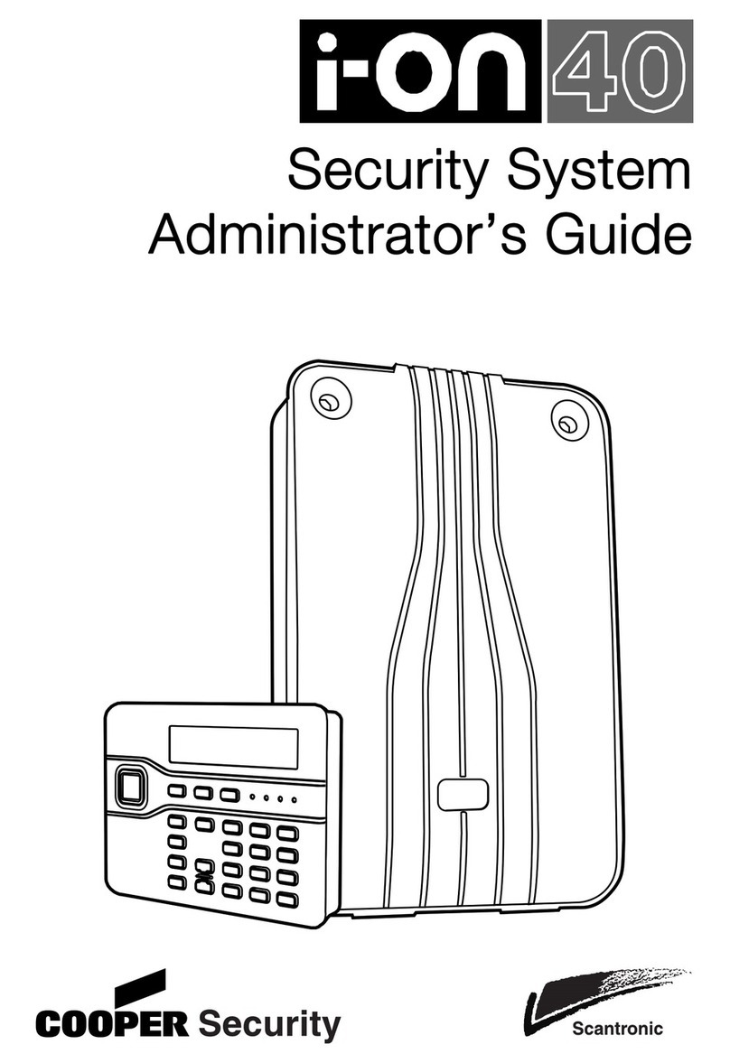 Cooper Security i-On 40 Service manual