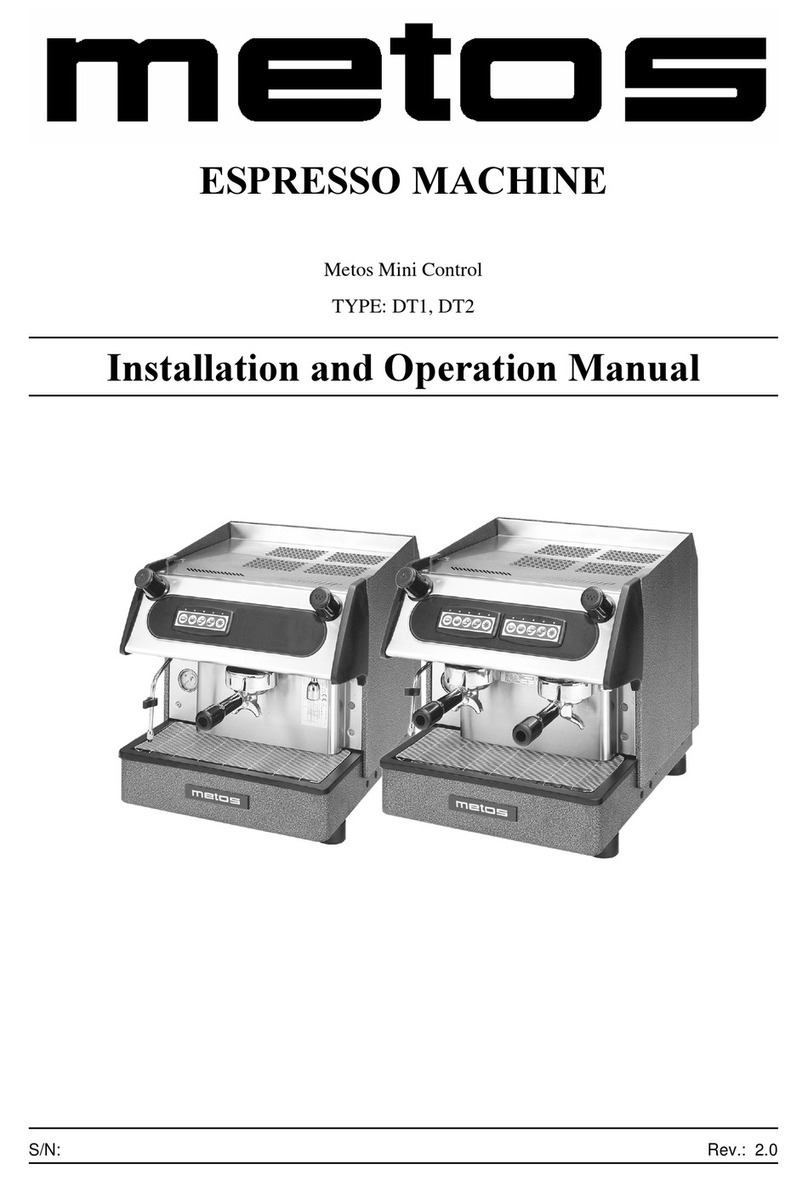 Metos DT1 User manual