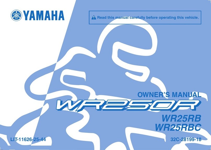Yamaha WR25RB User manual