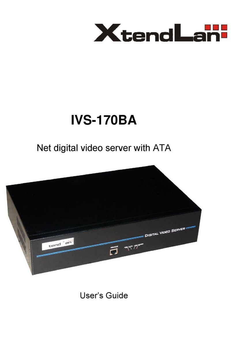 XtendLan IVS-170BA User manual