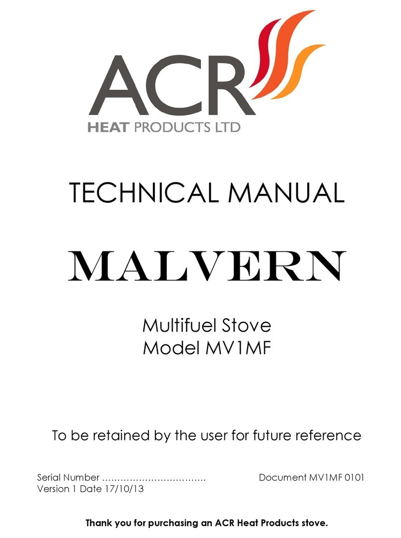 ACR Heat Products Malvern MV1MF Technical manual