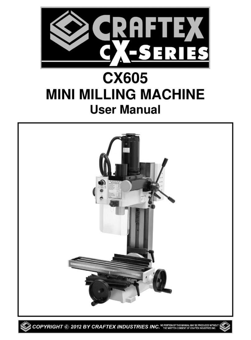 Craftex CX605 user manual