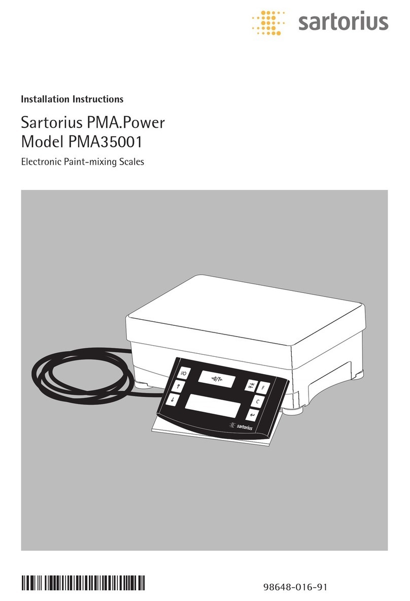 Sartorius PMA.Power PMA35001 User manual