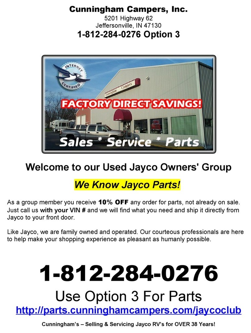 Jayco 1975 Tow Generic User manual