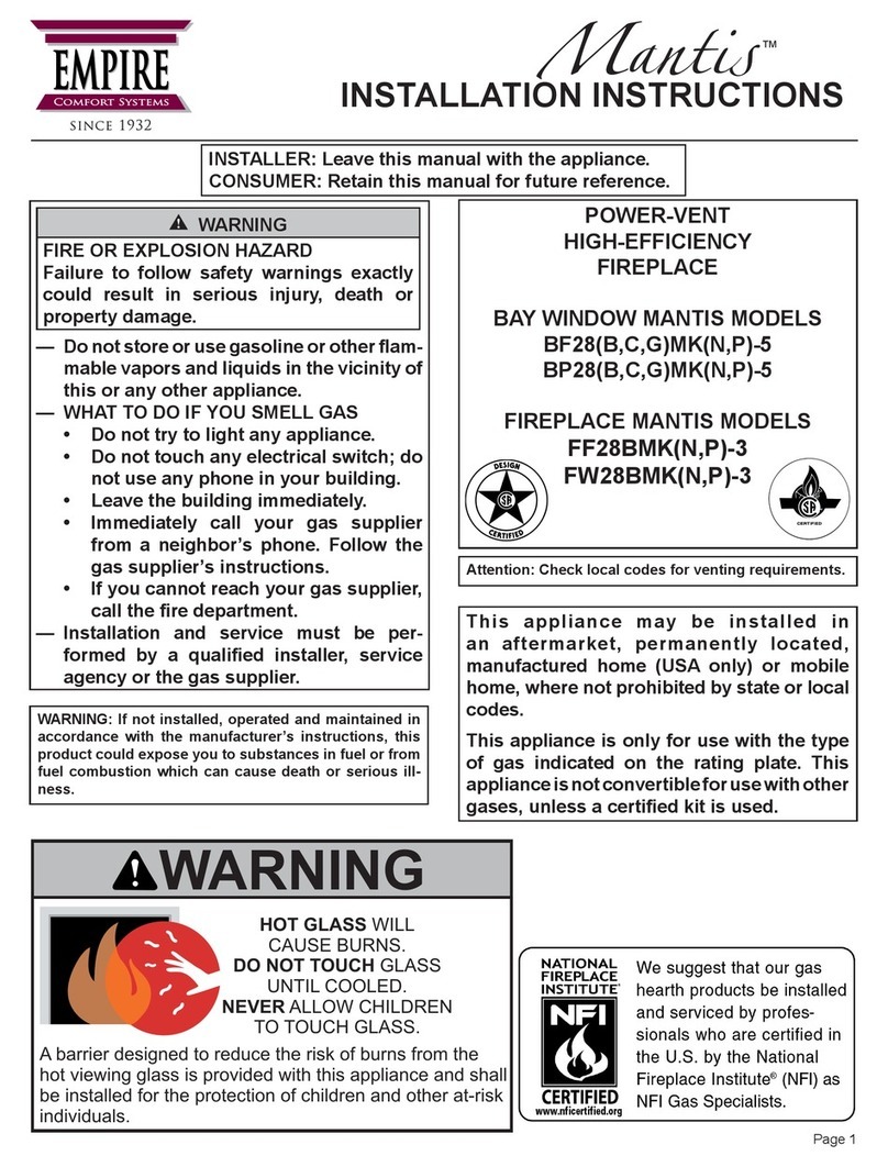 Empire MANTIS BF28 Series User manual