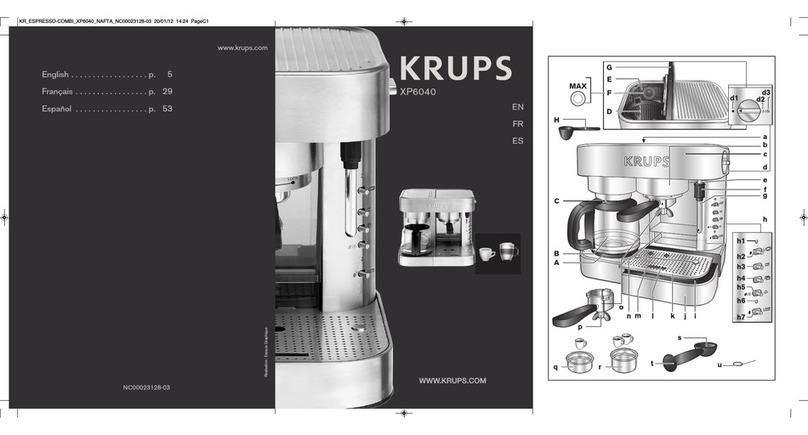 Krups XP6040 user guide