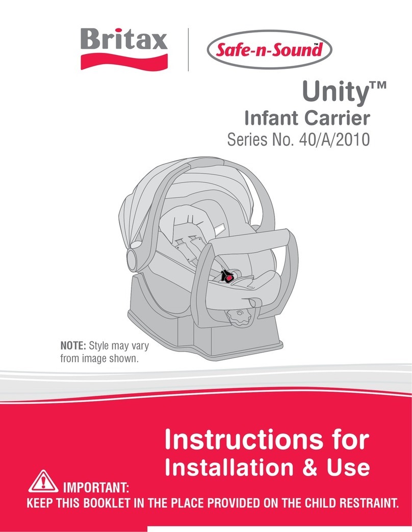 Britax UNITY User manual