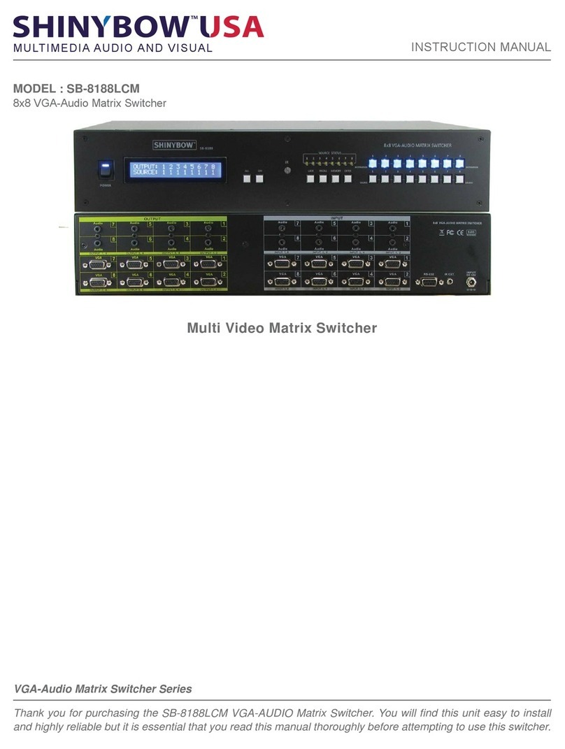 Shinybow USA SB-8188LCM instruction manual