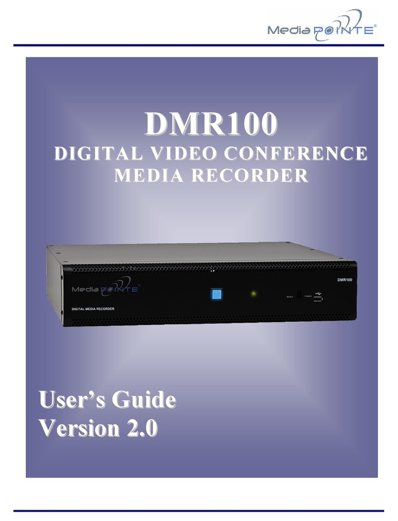 Media Pointe DMR100 User manual