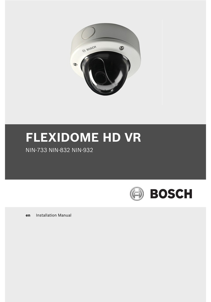 Bosch FLEXIDOME NIN-733 User manual