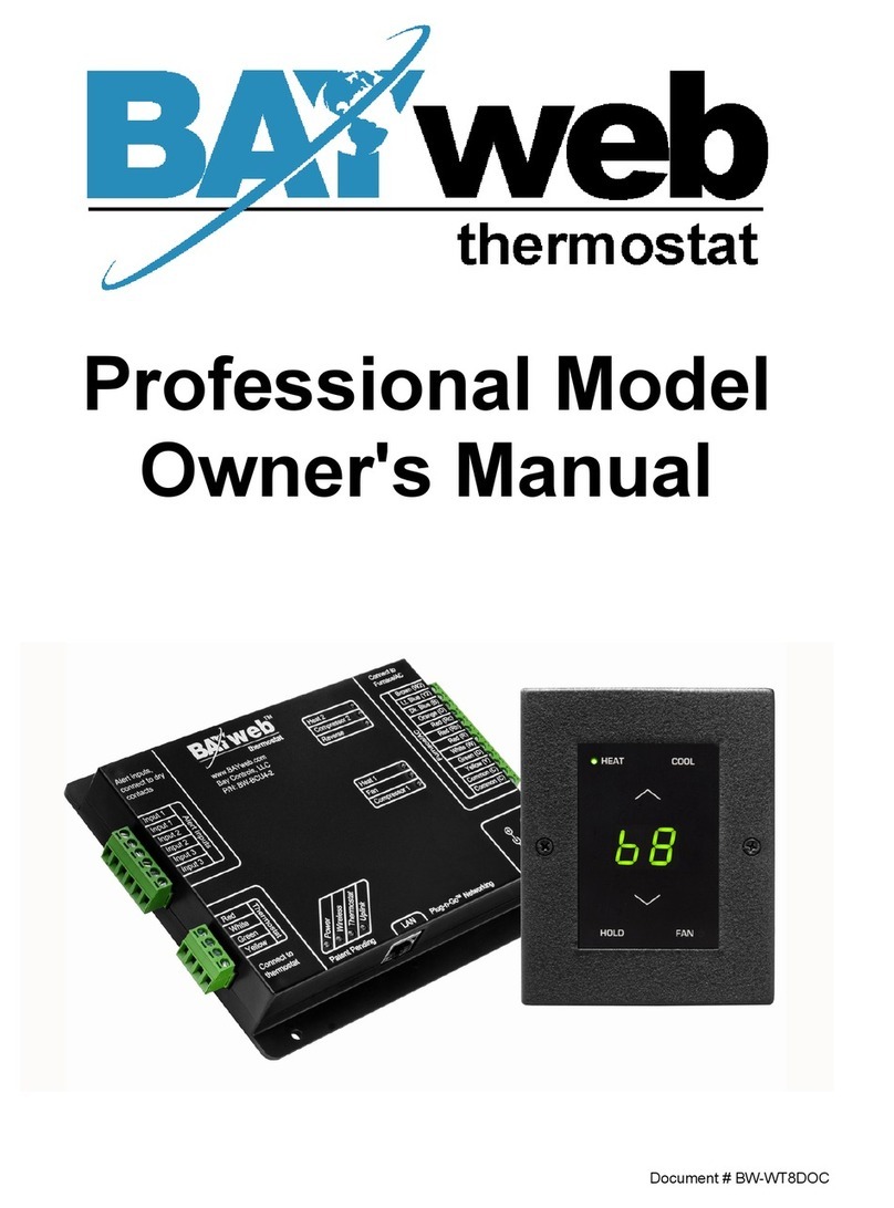 BAYweb BW-WT8 User manual