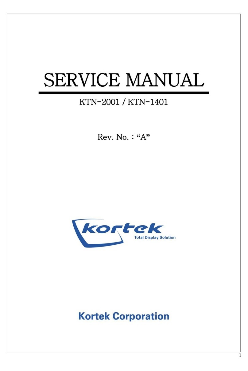 Kortek KTN-2001 Service manual