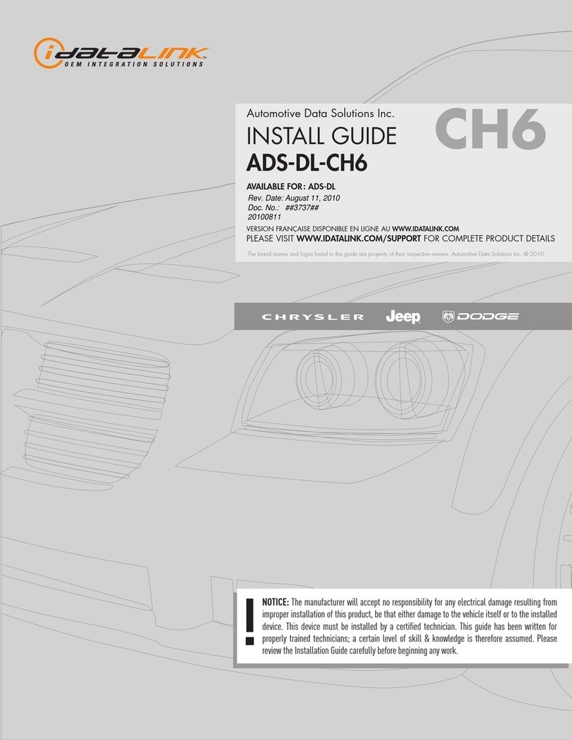 iDataLink ADS-DL-CH6 install guide