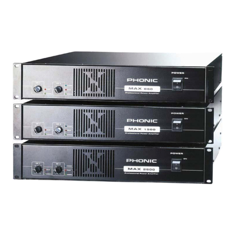 Phonic MAX 860 plus User manual