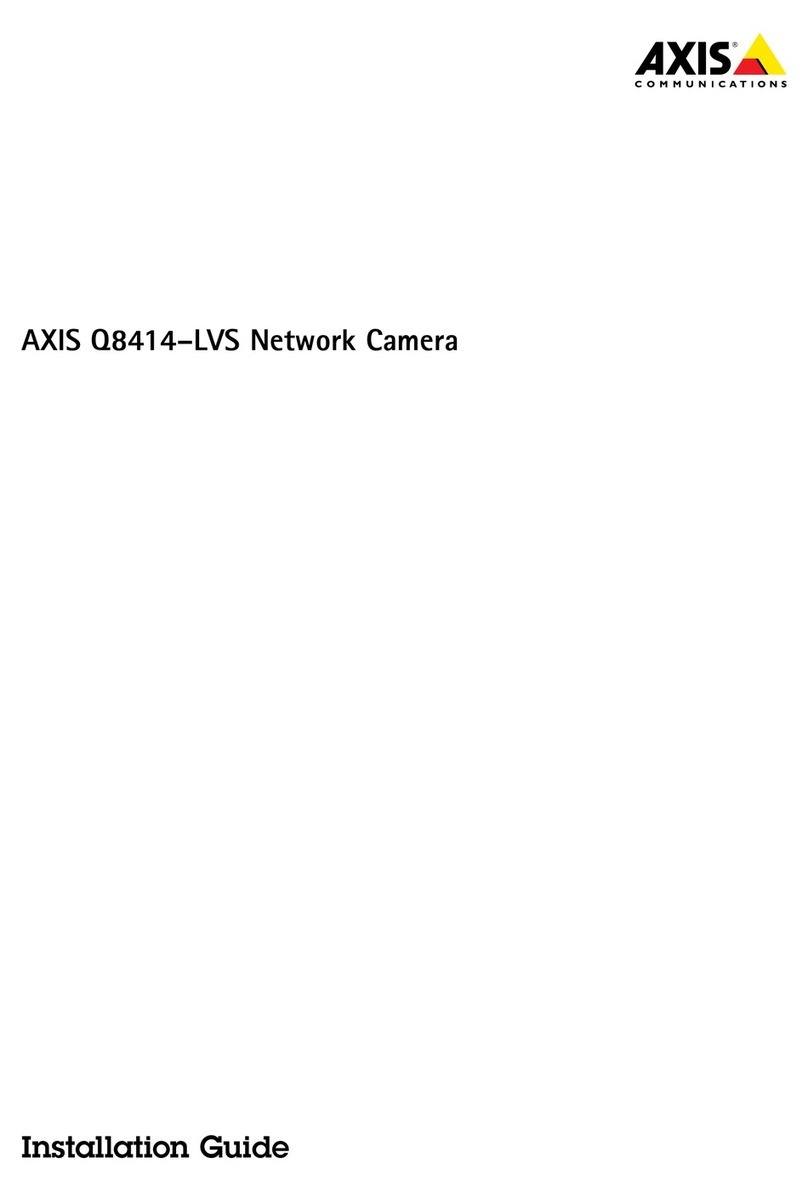 Axis Q8414-LVS User manual Axis Q8414-LVS User manual