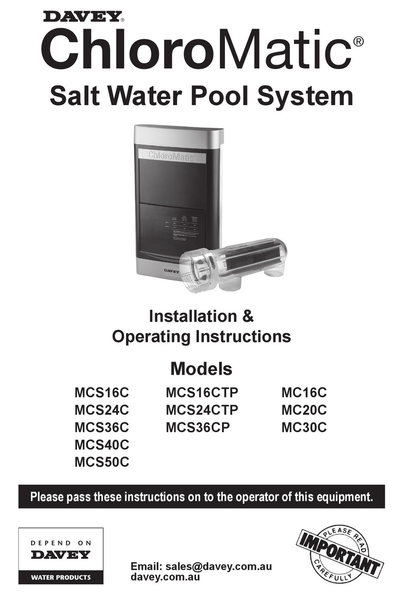 Davey ChloroMatic MCS16C Manual