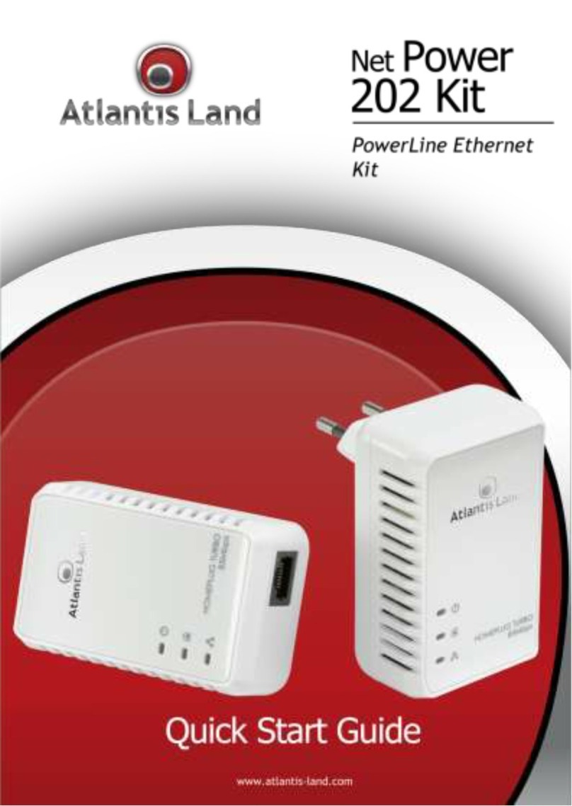 Atlantis Land Net Power 202 Kit quick start guide