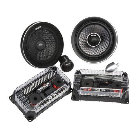 Kicker QSS65 User manual